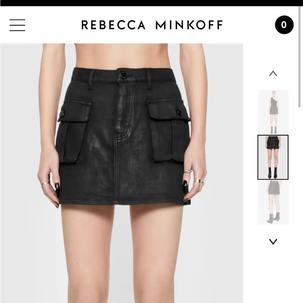 Rebecca Minkoff Jodie Denim Mini Skirt
